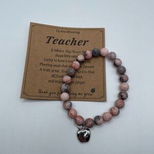 Teacher Gift | Teacher Apple Bracelet | Brand New | Earth Tones NWOT